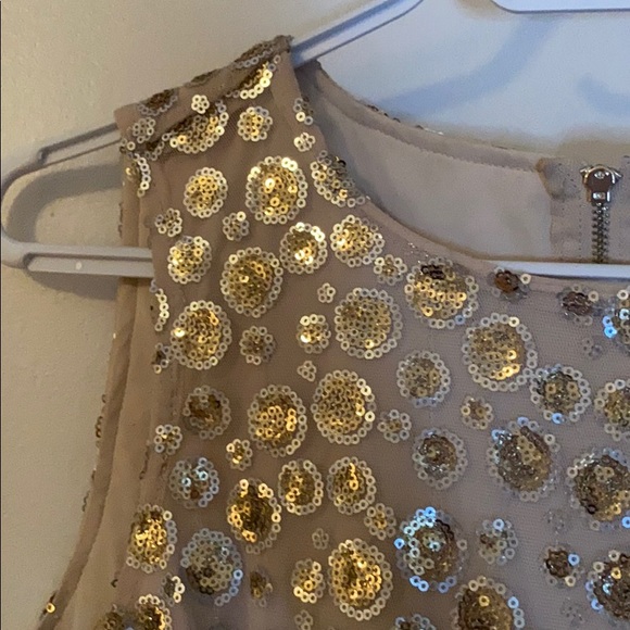 Champagne sequinned tank top!! - Picture 2 of 3